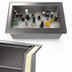 Thumbnail image #3 for BK Resources Drop-In Ice Bin Drink Cooler, 25 x 41.5 x 12 Inches, 147.6 lb Capacity