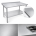 Thumbnail image #3 for John Boos Stallion 108-Inch x 24-Inch Stainless Steel Work Table with 1-1/2-Inch Rear Up-Turn
