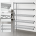 Thumbnail image #3 for Eagle Group EAGLEbrite 5-Tier Add-On Wire Shelving Unit, 42 Inch Wide x 24 Inch Deep x 86 Inch High, Zinc Finish