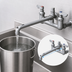 Thumbnail image #3 for T&S Brass B-0651-POL Wall-Mounted Service Sink Faucet with 12-Inch Bucket Hook Spout
