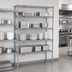 Thumbnail image #3 for Eagle Group Valu-Gard 5-Tier Add-On Wire Shelving Unit, 48W x 21D x 74H