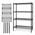 Thumbnail image #3 for Quantum 4-Shelf Black Epoxy Wire Shelving Starter Kit, 60