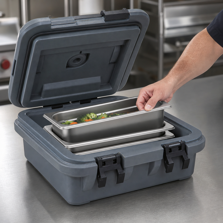 Product image #3 for Insulated Top-Loading Food Pan Carrier for 4-Inch Deep Pans