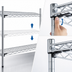 Thumbnail image #3 for Metro Super Erecta Super Adjustable Wire Shelf, 42 in W x 14 in D, Stainless Steel Finish