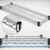 Thumbnail image #3 for QuadTruss Quad-Adjust Wire Shelf, 54 Inch W x 14 Inch D, Stainless Steel Finish