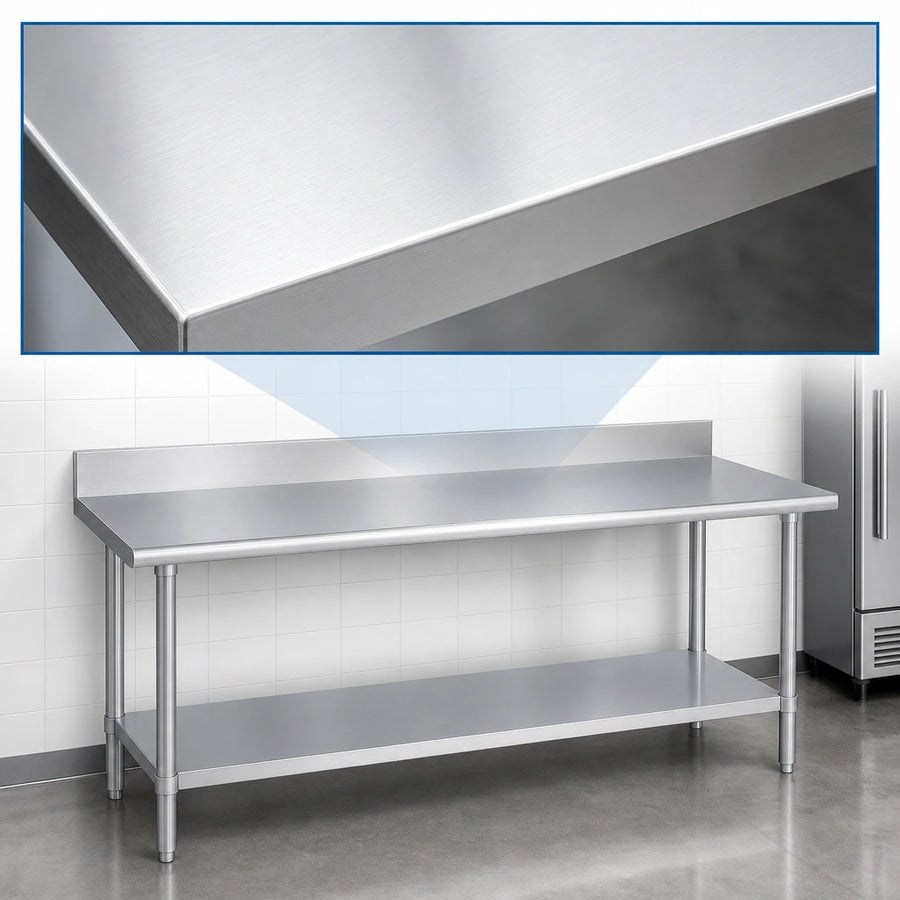 16-Gauge 300 Series Stainless Steel Top
