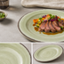 Thumbnail image #4 for Carlisle Mingle™ 11-Inch Jade Melamine Medium Rim Dinner Plate