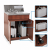 Thumbnail image #3 for Eagle Group Self-Contained Portable Hand Sink with Laminated Cabinet, Stainless Steel Bowl, Cold Water Only