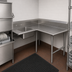 Thumbnail image #3 for John Boos Pro-Bowl L-Shaped Corner Soiled Dishtable with 20