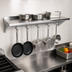 Thumbnail image #3 for John Boos Stallion 24-Inch Wall-Mount Stainless Steel Pot Rack Shelf