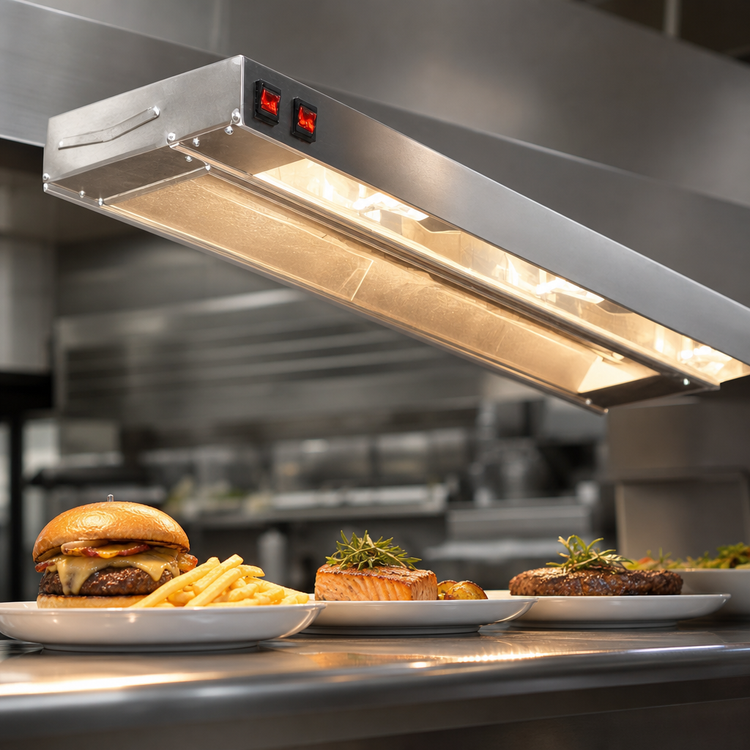 Product image #3 for Eagle RedHots 30-Inch Single Lighted Strip Heat Lamp with Remote, 240V, Standard Wattage