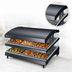 Thumbnail image #3 for Hatco Glo-Ray Designer Slant Dual-Shelf Heated Glass Merchandiser, 33-Inch Countertop Display Warmer