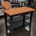 Thumbnail image #4 for John Boos Appalachian Red Oak Wood Top Work Table with 2 Slatted Undershelves, 36 x 25 Inches