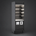 Thumbnail image #3 for Fusion Ambient Inline Packaging Counter with LED Lights, Adjustable Shelving, and Trash Chute