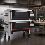Thumbnail image #3 for Hot Rocks VOLCANO 40-33 DOUBLE Double-Stack Stone Conveyor Pizza Oven, 40 x 33-Inch Baking Surface, Touchscreen Controls