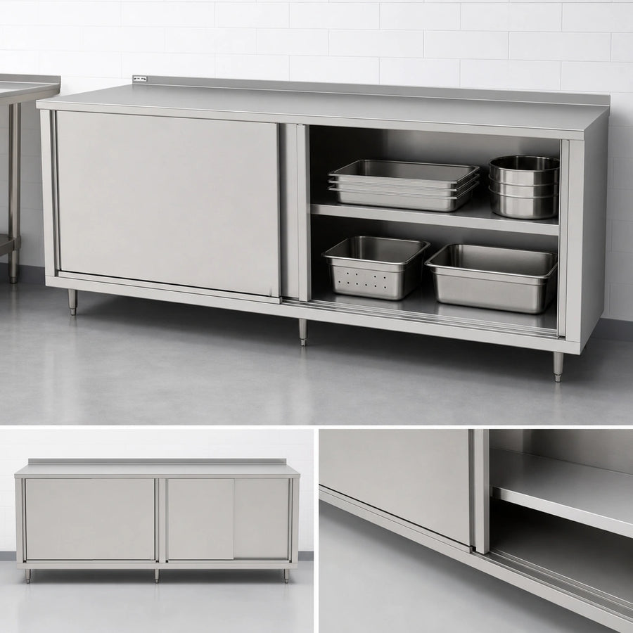 Cabinet Base With Sliding Doors