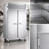 Thumbnail image #3 for Traulsen Spec-Line 58-Inch Wide Two-Section Self-Contained Reach-In Freezer with Half-Height Solid Doors