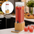 Thumbnail image #3 for Bamboo 3 Gallon Acrylic Beverage Dispenser with Ice Chamber and Drip Tray