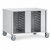 Thumbnail image #3 for Convotherm Stainless Steel Oven Stand, Closed on Three Sides, with Casters and 14 Shelf-Rail Pairs for C4 6.20/10.20