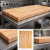 Thumbnail image #3 for John Boos 84 Inch x 24 Inch Edge Grain Laminated Northern Hard Rock Maple Work Table Top