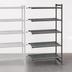 Thumbnail image #3 for Cambro Camshelving Basics Plus 18 x 36 x 84 Inch 5-Tier Vented Add-On Polymer Shelving Unit