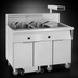 Thumbnail image #3 for Imperial Triple 50 lb. Electric Floor Fryer with Built-In Filter System and Dump Station
