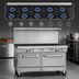 Thumbnail image #3 for Southbend Ultimate 60-Inch Gas Restaurant Range with 10 Open Burners, Standard Oven and Cabinet Base