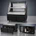 Thumbnail image #3 for Everest Refrigeration EOMH-48-B-35-T 48-Inch Horizontal Open Air Display Merchandiser Refrigerator, 9.7 Cu. Ft., Bottom-Mount Self-Contained R290