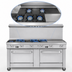 Thumbnail image #3 for Southbend Ultimate 72-Inch Gas Restaurant Range with 3 Front Burners, 2 Rear Pyromax Burners, 36-Inch Griddle, and 2 Standard Ovens