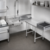 Thumbnail image #3 for Advance Tabco L-Shaped Right-Hand Dish Landing Soil Dishtable with Pre-Rinse Sink, 83 Inch, 16 Gauge 304 Stainless Steel