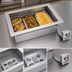 Thumbnail image #3 for Wells MDW300 Modular Three-Well Built-In Electric Dry Well Food Warmer for 12 x 20 Pans