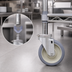 Thumbnail image #3 for MetroMax 5-Inch Swivel Stem Caster with TPR Donut Tread, 250 lb Capacity