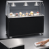Thumbnail image #3 for Vollrath 2-Series Affordable Portable 46-Inch Solid Top Utility Station with Buffet Breath Guard and Sliding Door Storage Base