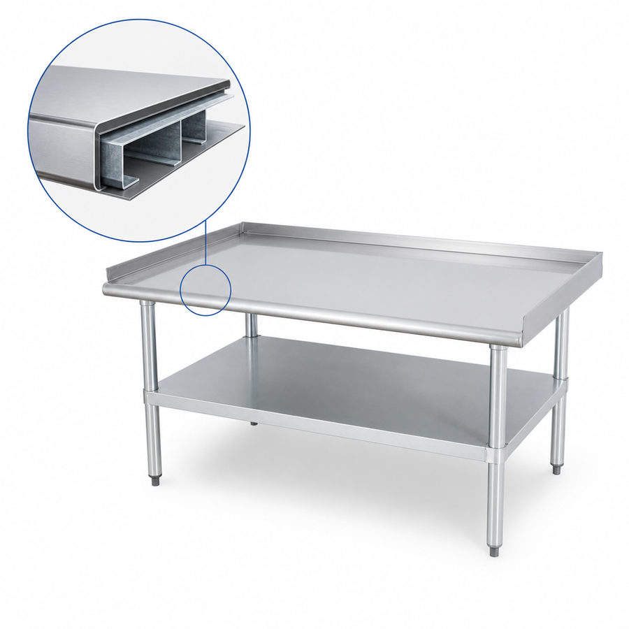 Reinforced Stainless Steel Top