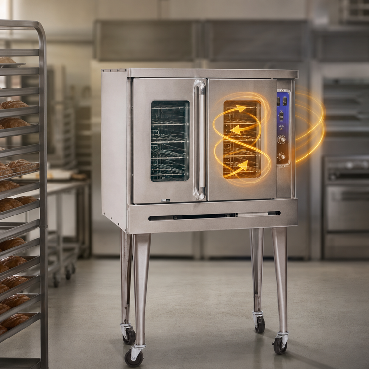 Product image #3 for Imperial PCVDE-1 Electric Single-Deck Bakery-Depth Convection Oven