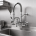 Thumbnail image #3 for T&S Brass Mini Pre-Rinse Wall-Mount Faucet with 8-Inch Centers and 6-Inch Add-On Faucet