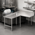 Thumbnail image #3 for Pro-Bowl L-Shaped Island Clean Dishtable, 60