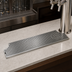 Thumbnail image #3 for Micro Matic Surface-Mount Stainless Steel Drip Tray Trough with Integral Glass Rinser, 28 x 8-1/2 Inch
