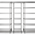 Thumbnail image #3 for Metro TOP-TRACK Super Erecta & Super Adjustable Stationary Intermediate Unit Kit, 21 Inch Wide x 86 Inch High, Stainless Steel Finish