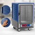Thumbnail image #3 for Metro C5 3 Series Mobile Half-Height Heated Holding and Proofing Cabinet with Clear Polycarbonate Door, Blue Insulation Armour, Low Wattage