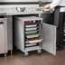 Thumbnail image #3 for Handy Line Mobile Undercounter Heated Holding Cabinet, 1 Compartment, Solid Door, Stainless Steel
