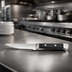 Thumbnail image #4 for Acero Heavy Duty Forged Stainless Steel Steak Knife with Black POM Handle, 11 Inch Overall Length, 5 Inch Blade