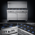 Thumbnail image #3 for Southbend Ultimate 60-Inch Gas Restaurant Range with 10 Open Burners, Standard Oven and Convection Oven