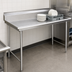 Thumbnail image #3 for Eagle Group Straight Clean Dish Table, 24 x 30 Inch, Left-to-Right, 16/304 Stainless Steel Top