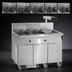 Thumbnail image #3 for Imperial 6-Compartment Electric Floor Fryer with Built-In Filter System, Dump Station, and 50 lb. Capacity per Tank