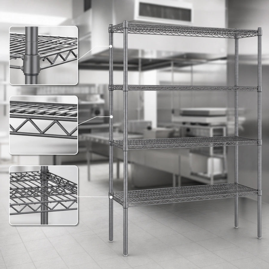 Patented QuadTruss Shelf Design