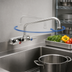 Thumbnail image #3 for T&S Deck-Mount Manual Faucet with 12-Inch Swing Spout, 4-Inch Centers, Low Lead