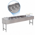 Thumbnail image #3 for Advance Tabco Underbar Basics 96-Inch Stainless Steel 4-Compartment Bar Sink and Ice Bin Combo, Right Ice Bin