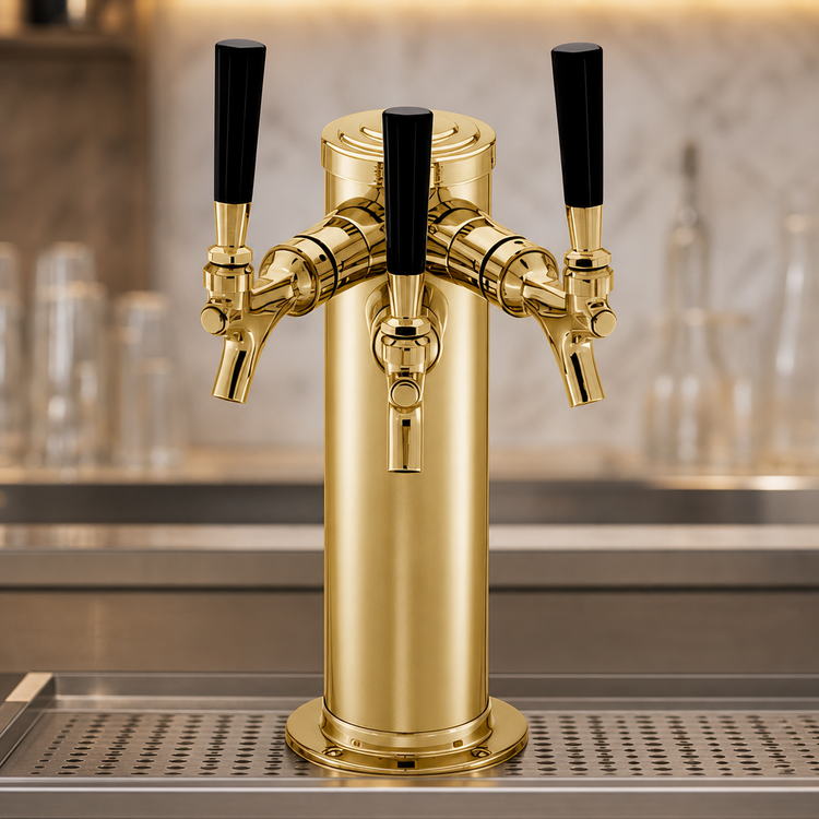 Product image #3 for 3-Faucet Draft Arm Style Beer Dispensing Kit