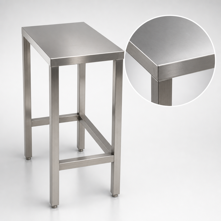 Product image #3 for Advance Tabco Special Value 30 Inch x 16 Inch Stainless Steel Square Leg Filler Work Table